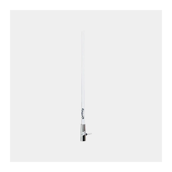 Antena VHF Glomex RA112CR, włókno szklane, biała, 150 cm, z kablem 4.5 metra